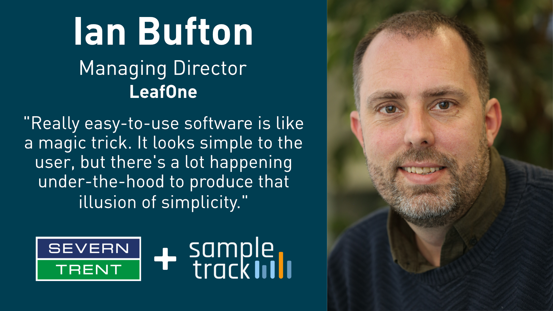 Meet Ian Bufton, Managing Director of LeafOne